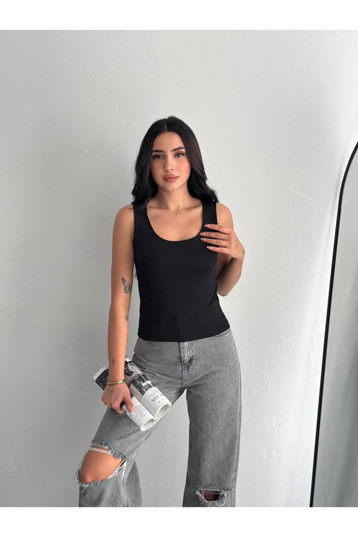 Kadın Basic Tulumlu Atlet · Siyah · 2 [ty:3f805c6a94865ce2]